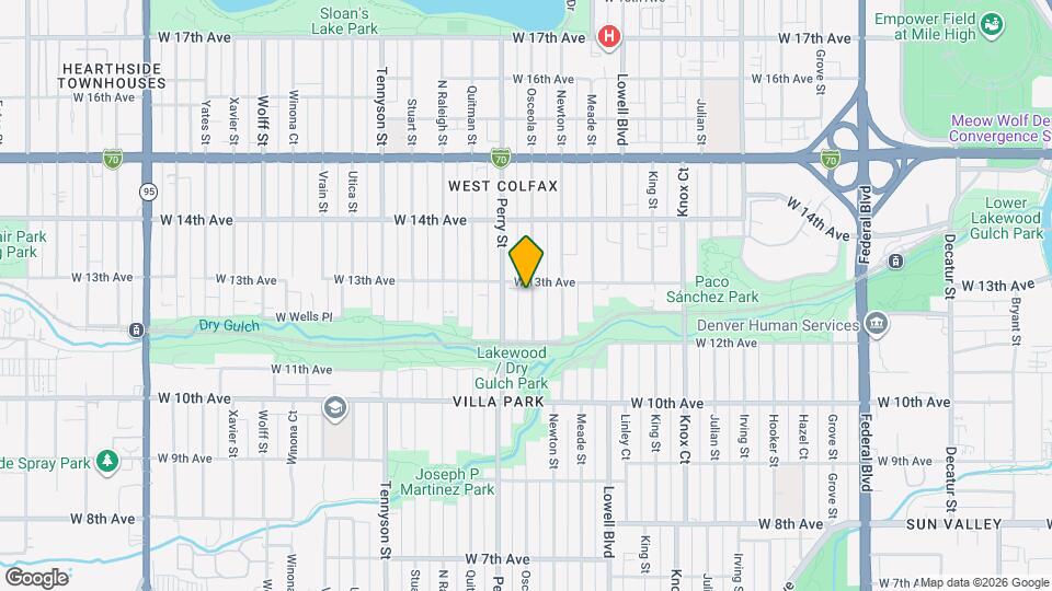 1279 Osceola St Mapa y Detalles de la Ubicación