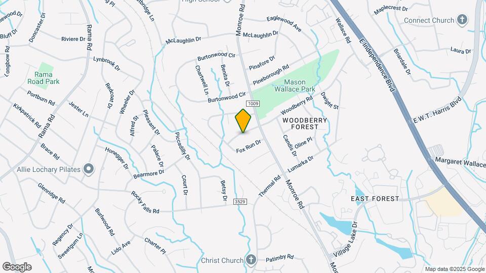 1332 Woodberry Rd Map and Location Details