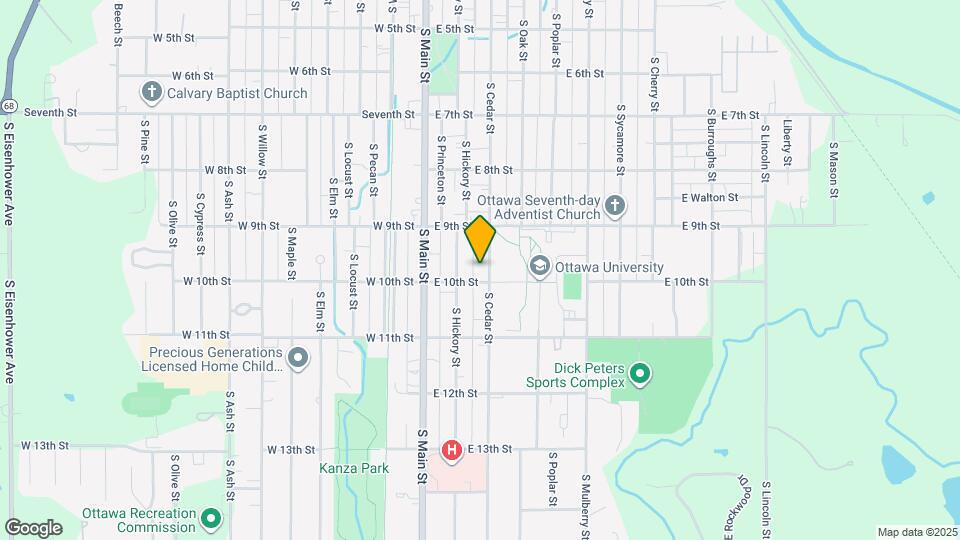 940 S Cedar St Mapa y Detalles de la Ubicación