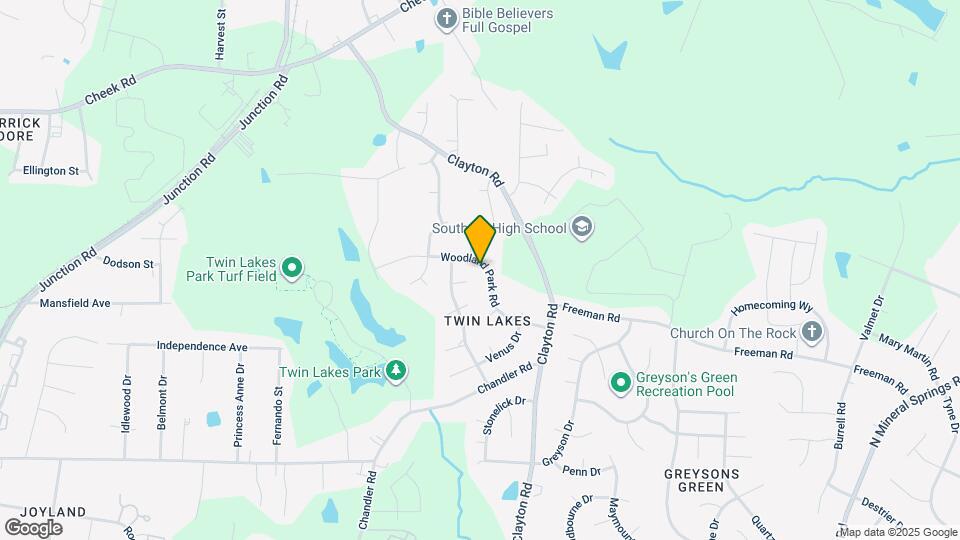 3306 Woodland Park Rd Map and Location Details