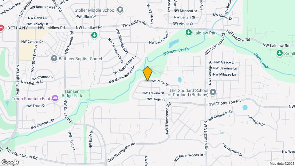 13790 NW Payne Dr Map and Location Details