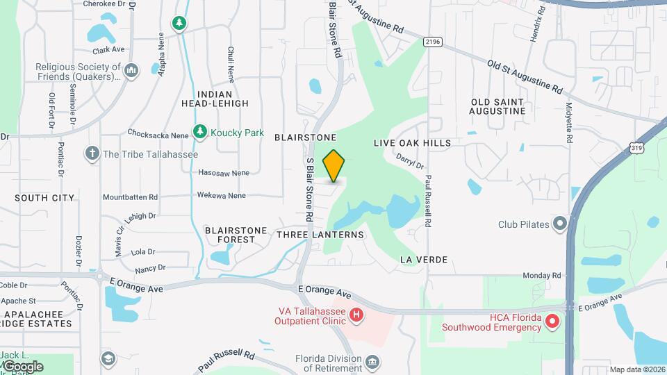 1518 Willow Bend Way, Unit B Map and Location Details