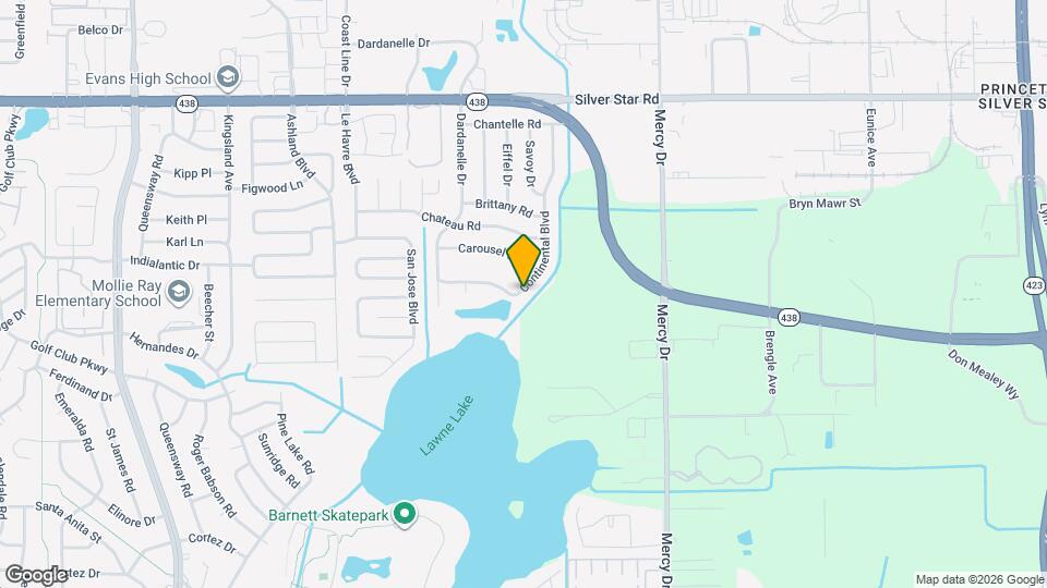 1961 Continental Blvd Map and Location Details