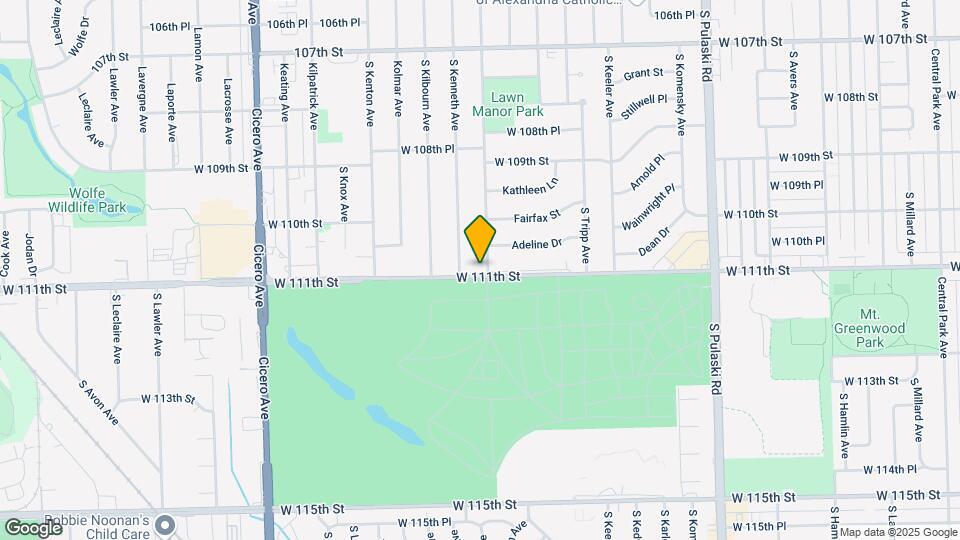 4410 W 111th St Map and Location Details