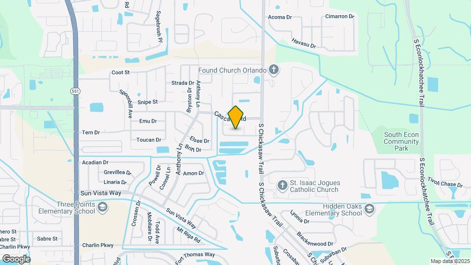 8273 Cascade Oaks Dr Map and Location Details