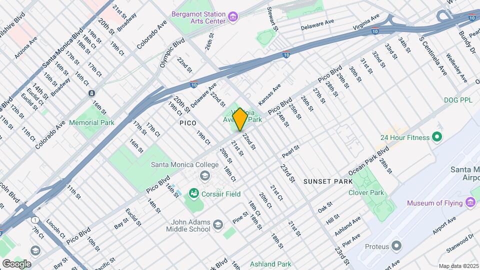2122 Pico Blvd Map and Location Details