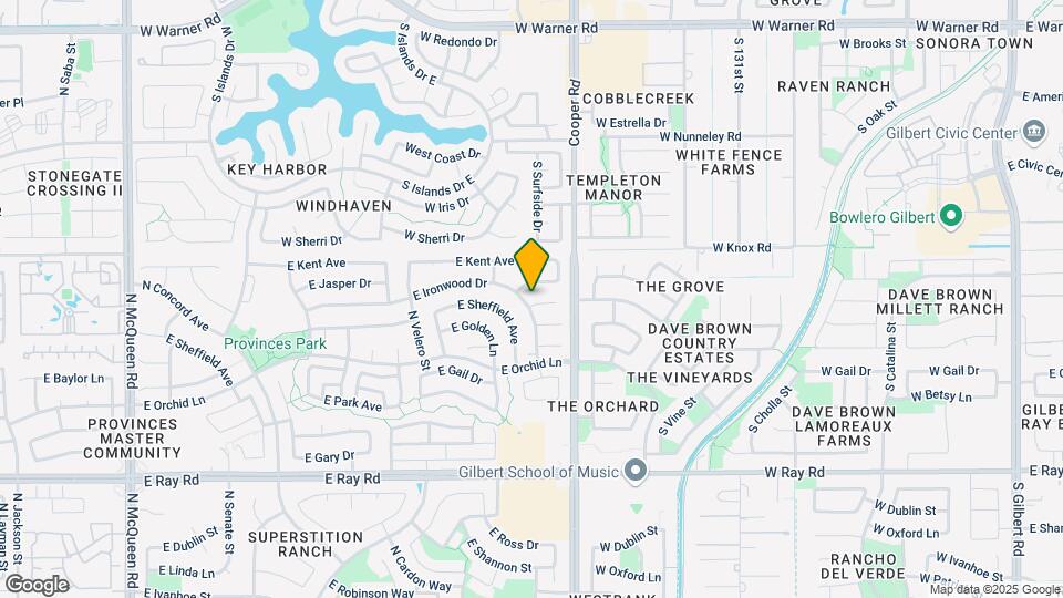 1878 E Sheffield Ct Map and Location Details