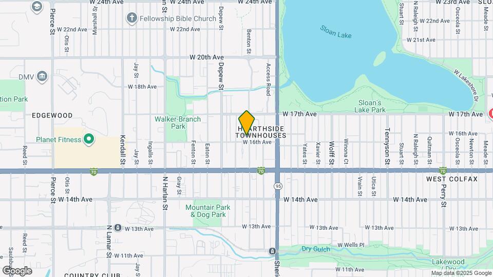 5407 W 16th Ave Map and Location Details