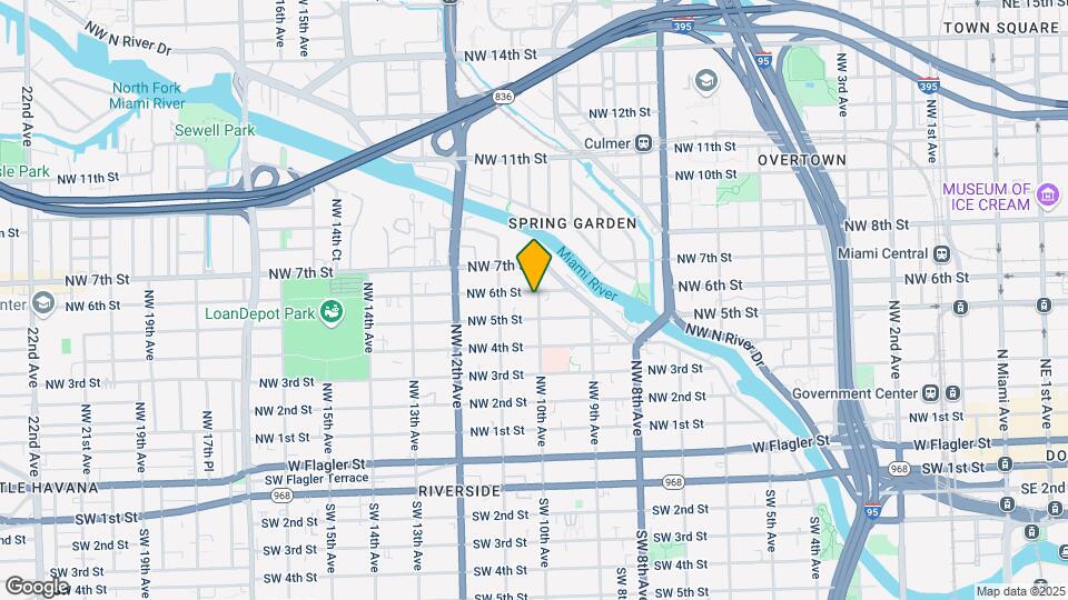 534 NW 10th Ave, Unit A8 Map and Location Details
