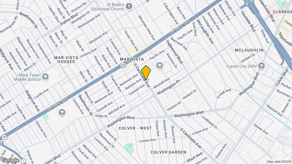 3941 S Centinela Ave, Unit 2 Map and Location Details