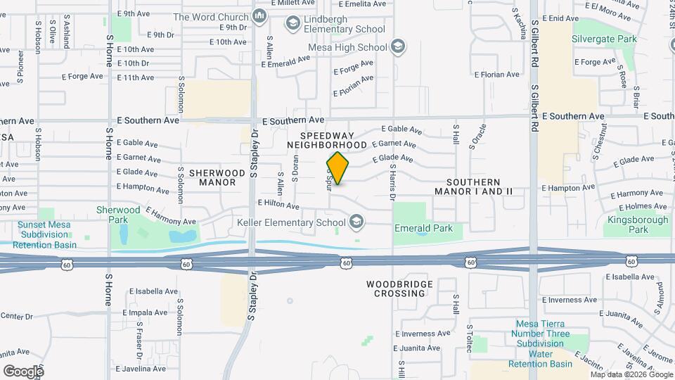 1428 E Harmony Ave Map and Location Details