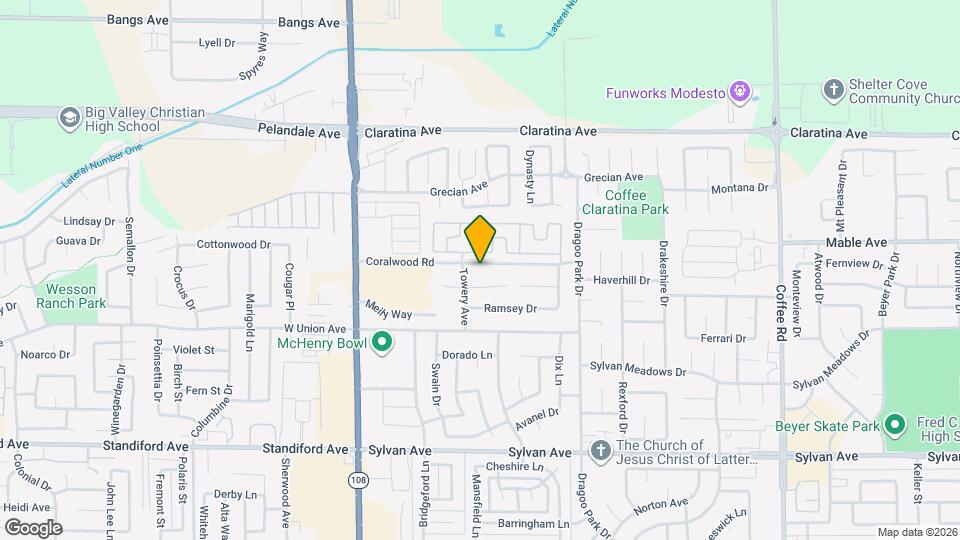 412 Coralwood Rd Map and Location Details