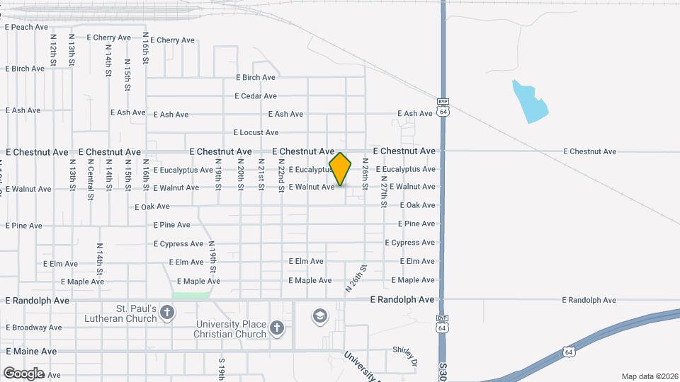 2417 E Walnut Ave Map and Location Details