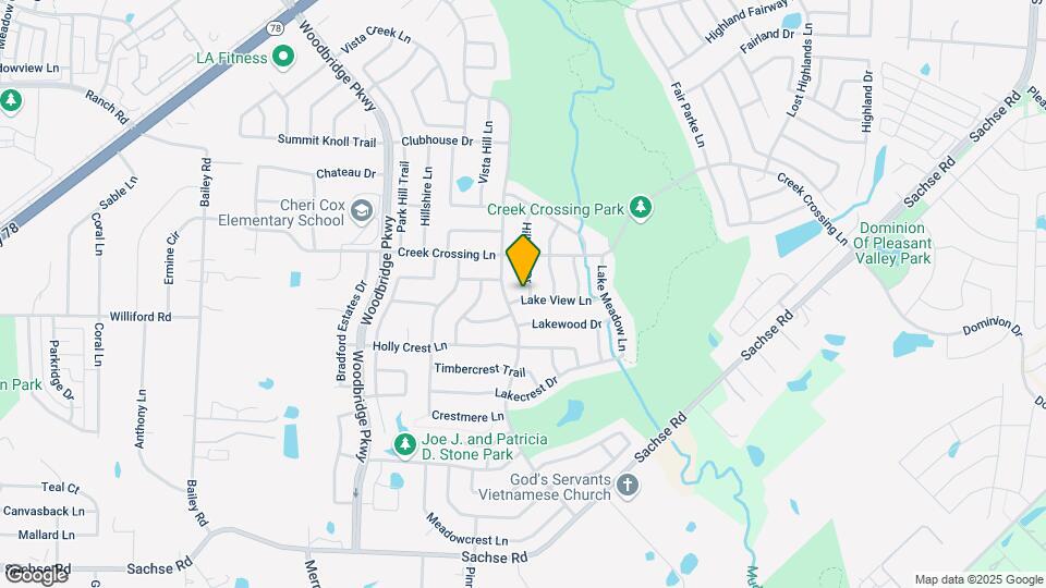6803 Hillwood Dr Map and Location Details
