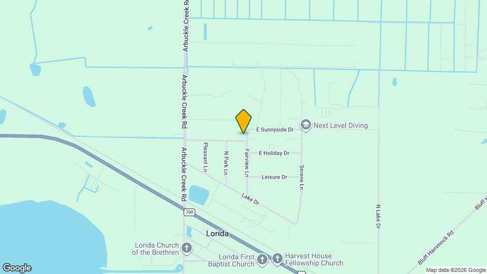 1732 W Holiday Dr Map and Location Details