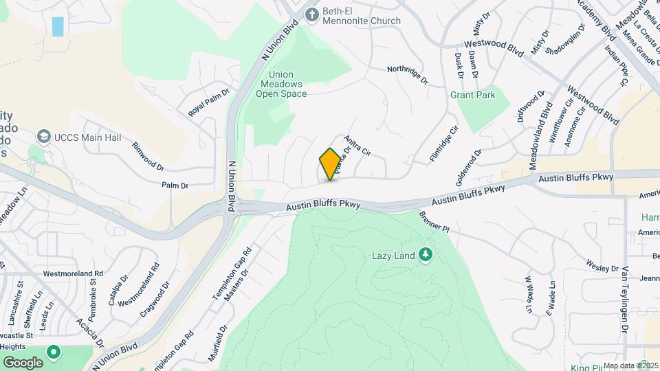 2507 Flintridge Dr Map and Location Details