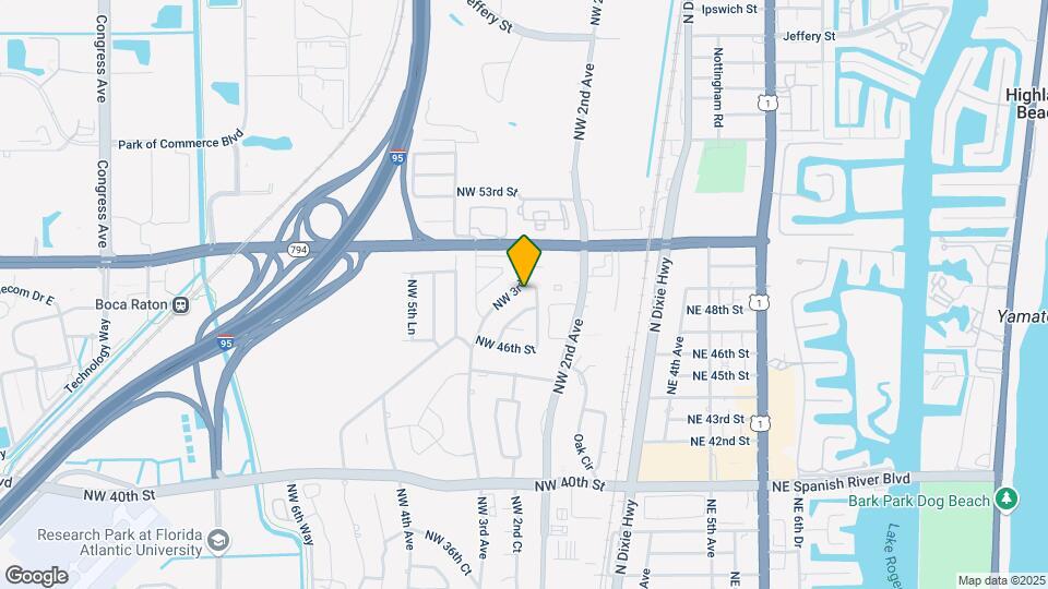 4998 NW 3rd Ave Map and Location Details