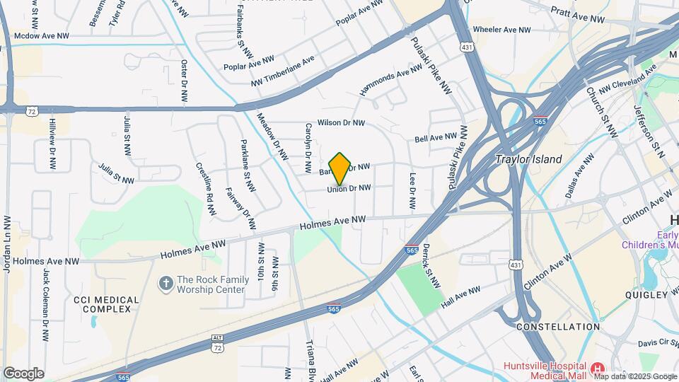 2805 Union Dr NW Map and Location Details