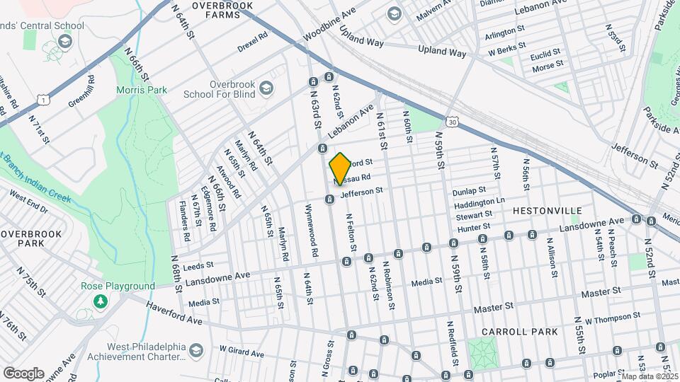 6231 Jefferson St, Unit Unit #1 Mapa y Detalles de la Ubicación