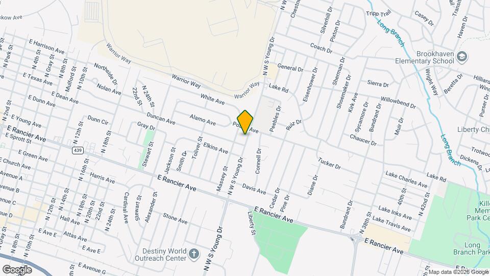 1505 N W S Young Dr Mapa y Detalles de la Ubicación