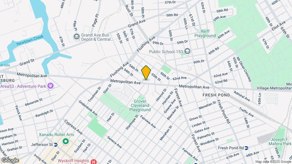 54-13 Metropolitan Ave Map and Location Details