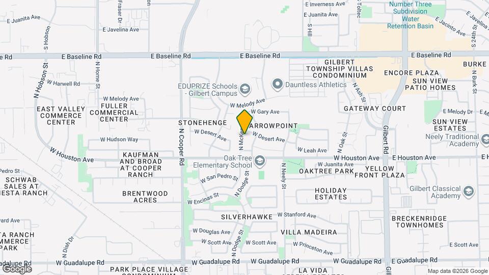 1281 N McKenna Ln Map and Location Details