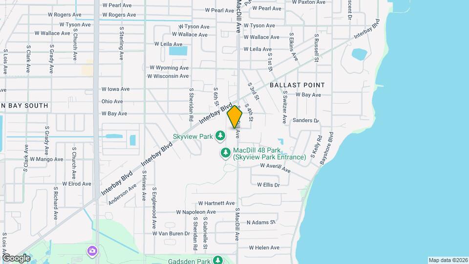 6303 S MacDill Ave Map and Location Details
