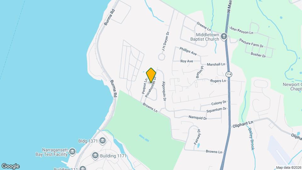 14 Pocahontas Dr Mapa y Detalles de la Ubicación