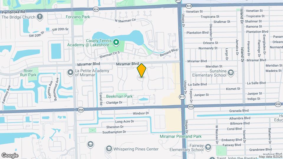 2658 SW 83rd Terrace Map and Location Details