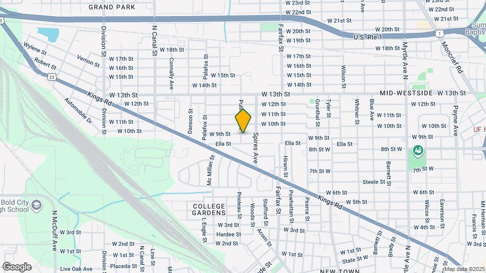 1821 Pullman Ave Mapa y Detalles de la Ubicación