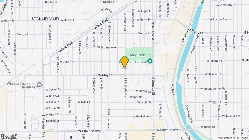 1925 S Elizabeth Map and Location Details