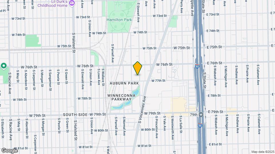 7640 S Stewart Ave Mapa y Detalles de la Ubicación