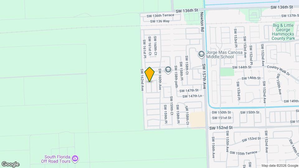 14554 SW 161st Ct Map and Location Details