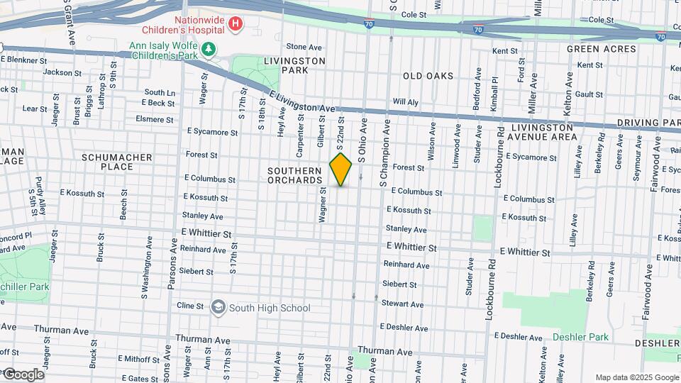 926 S 22nd St Map and Location Details