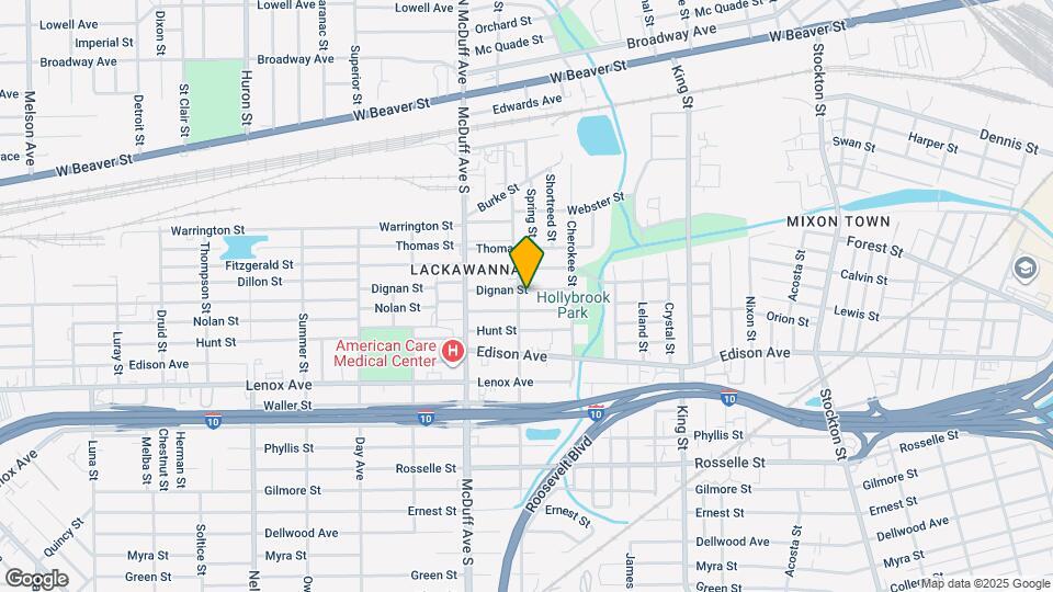 2934 Dignan St Mapa y Detalles de la Ubicación