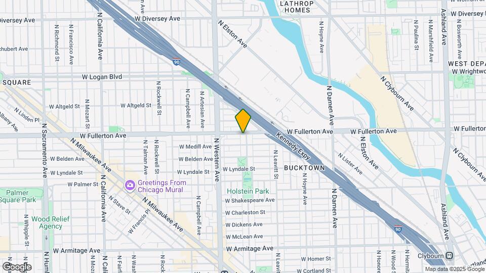 2344 N Oakley Ave Map and Location Details