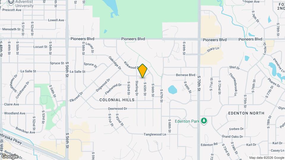 4811 S 65th St Map and Location Details