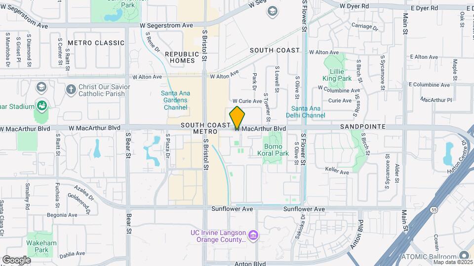 1040 W MacArthur Blvd Map and Location Details