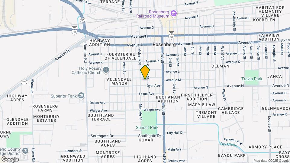 1506 Carlisle St Map and Location Details