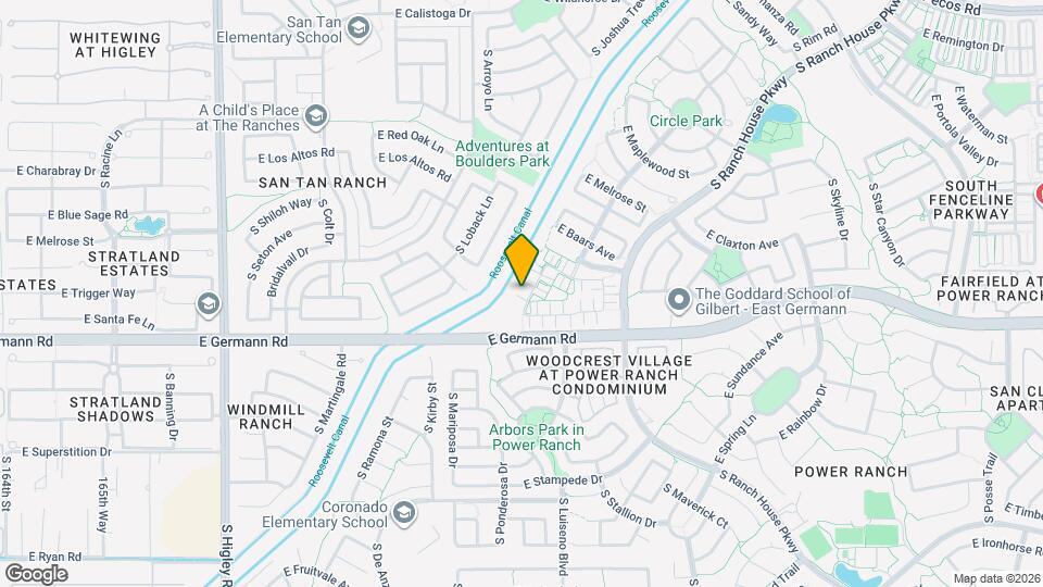 3938 S Napa Ln Map and Location Details