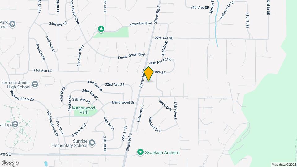 2904 32nd Ave Ct SE Map and Location Details