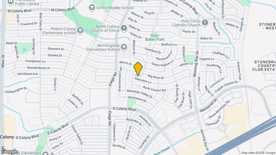 5512 Glenview Ln Map and Location Details