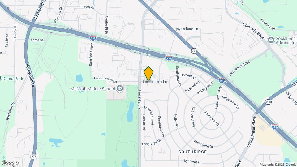 730 Londonderry Ln Map and Location Details