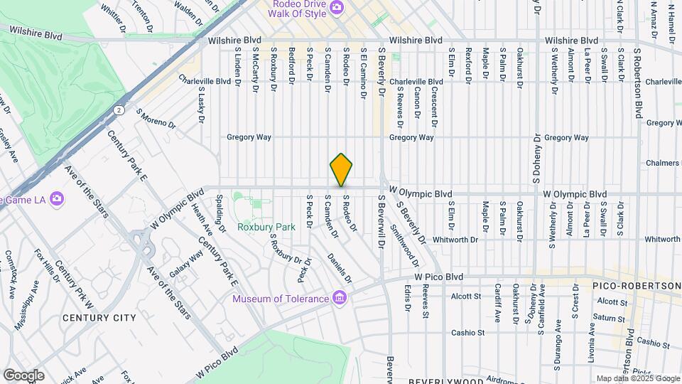 9554 W Olympic Blvd Map and Location Details