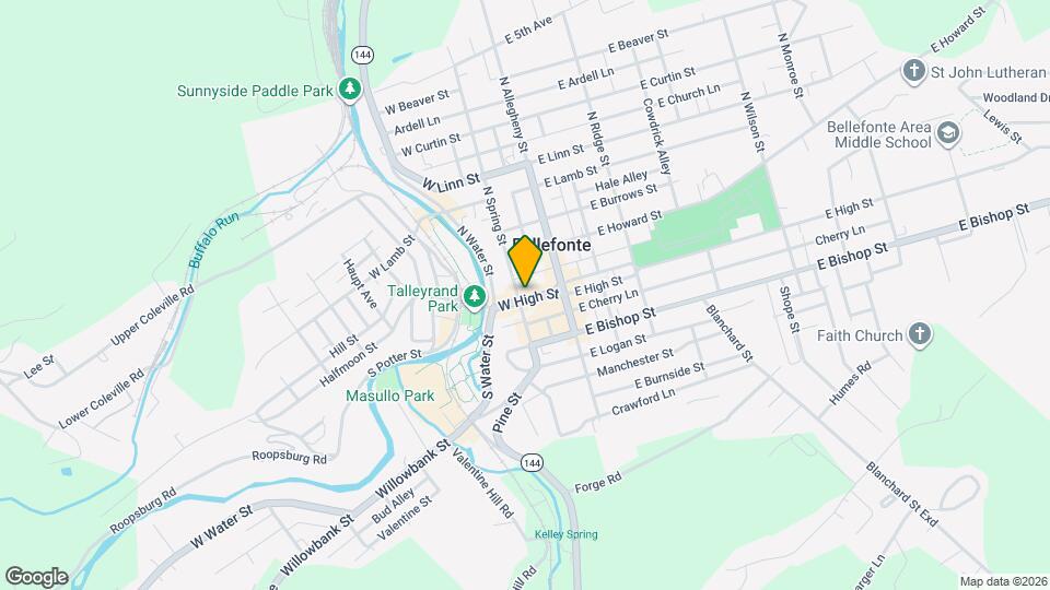 141 W High St Map and Location Details