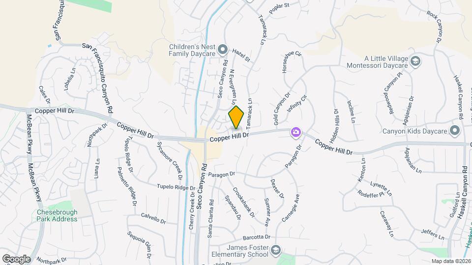 22649 Copper Hill Dr Map and Location Details