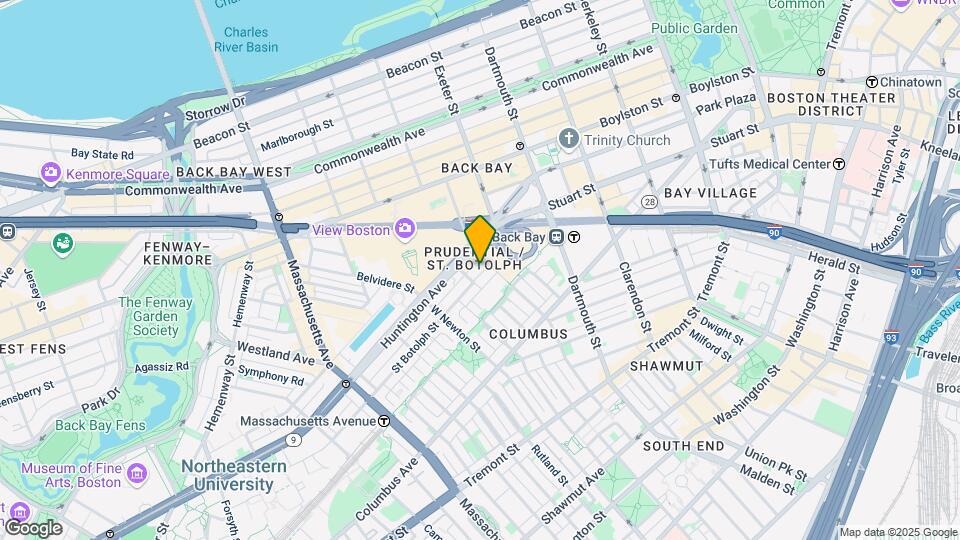 45 Saint Botolph St, Unit 5 Map and Location Details