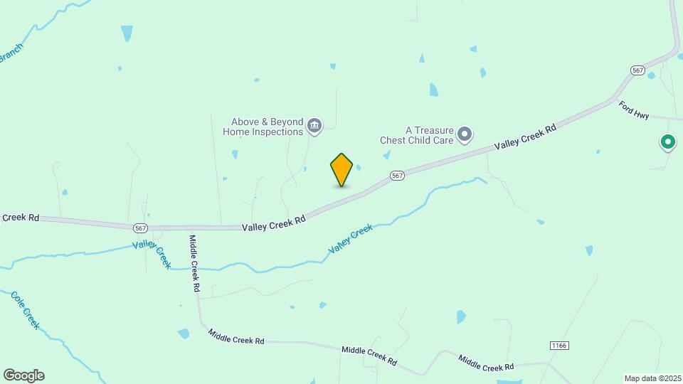 2444 Valley Creek Rd Map and Location Details