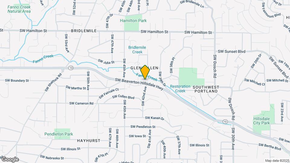 4203-4227 SW Beaverton-hillsdale Hwy Map and Location Details