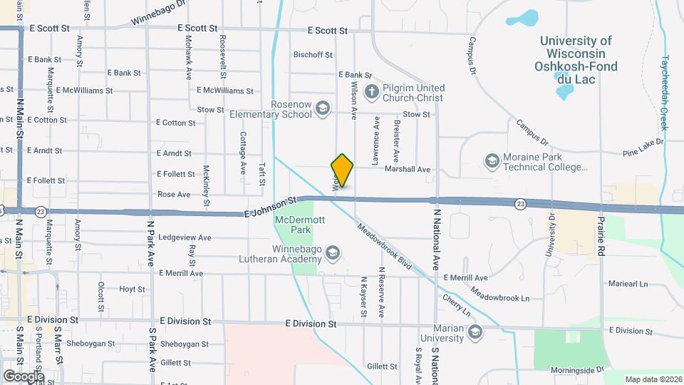 505 E Johnson St Map and Location Details